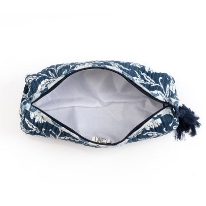 Blue Bloom Cosmetic Pouch