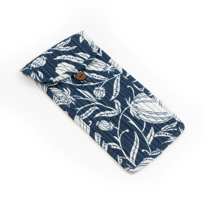 Blue Bloom Stationery Pouch