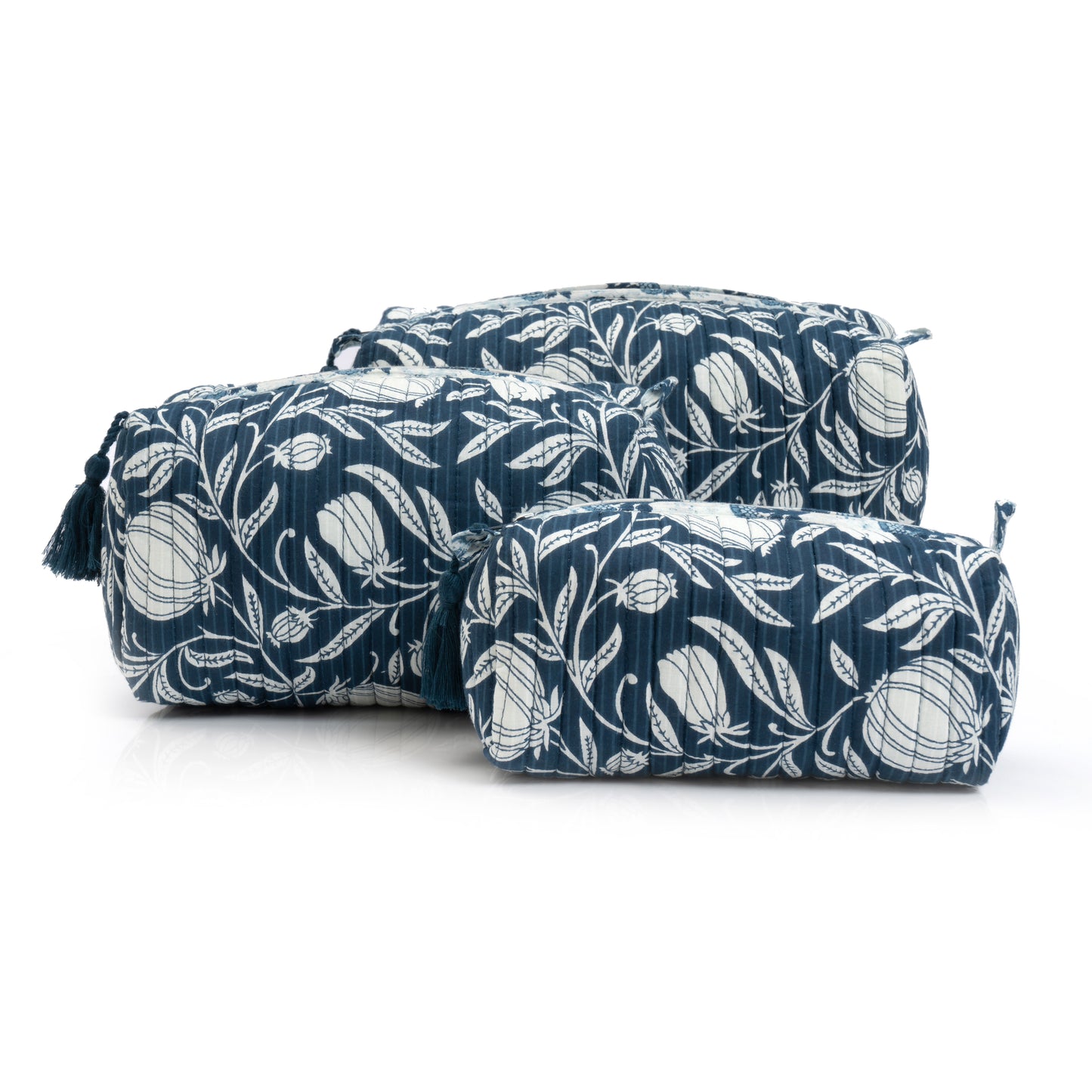 Blue Bloom Travel Pouch
