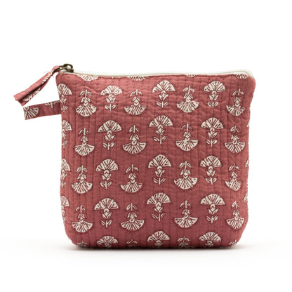 Dusty Rose Make-Up Pouch