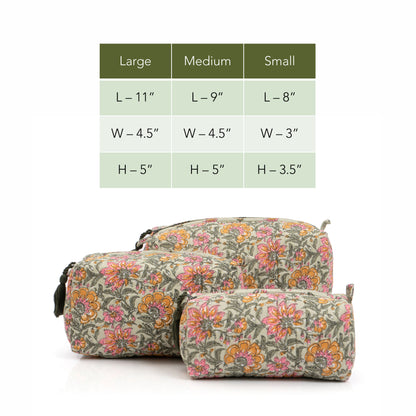 Floral Meadow Travel Pouch
