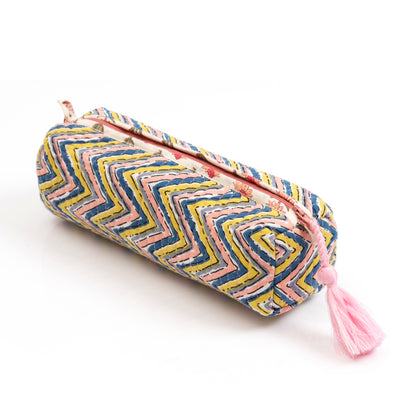 Spring Stripes Cosmetic Pouch